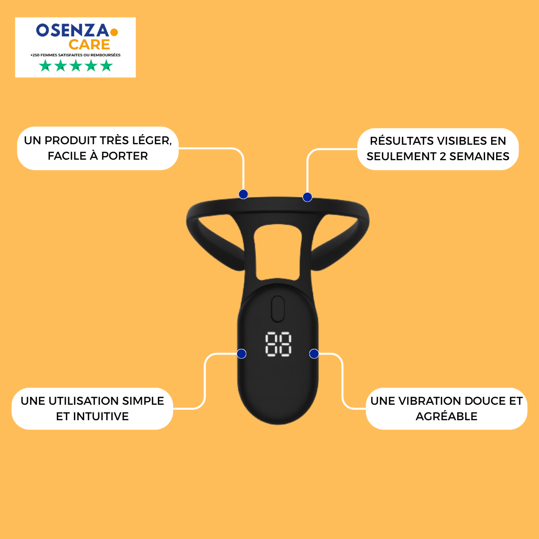 Osenza Go™ — Correcteur intelligent de posture avec vibration